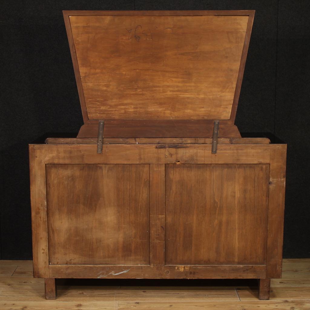 Commode moderne italienne en bois du 20e siècle avec miroir, 1960 en vente 2