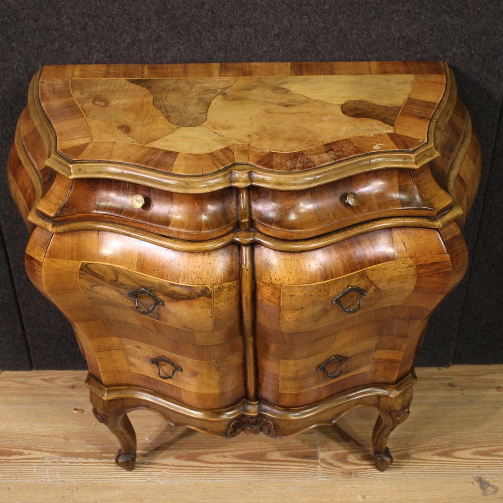 20th Century Wood Italian Small Commode, 1970 For Sale 6
