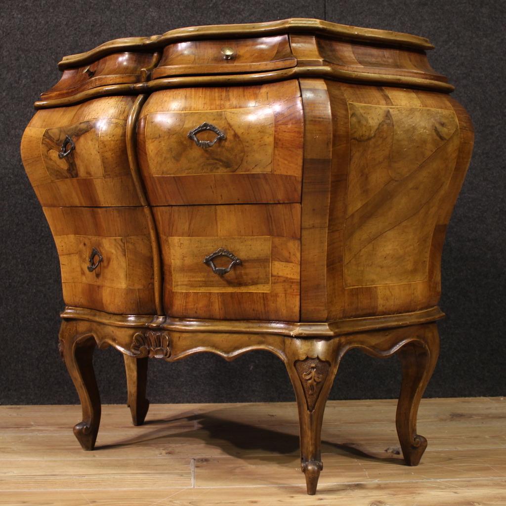 20th Century Wood Italian Small Commode, 1970 In Good Condition For Sale In Vicoforte, Piedmont