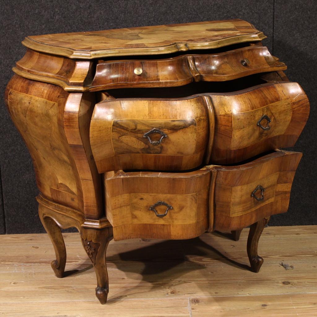 20th Century Wood Italian Small Commode, 1970 For Sale 1