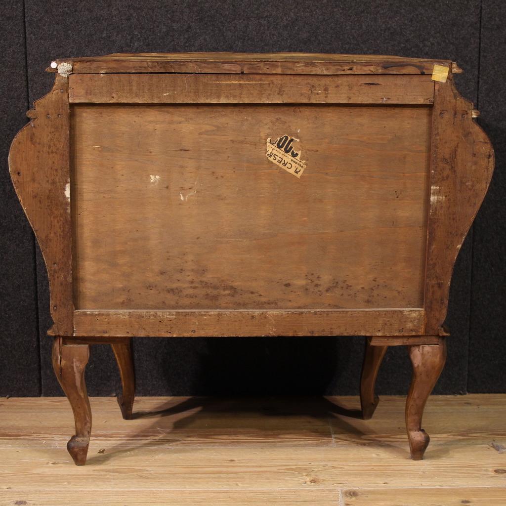 20th Century Wood Italian Small Commode, 1970 For Sale 3