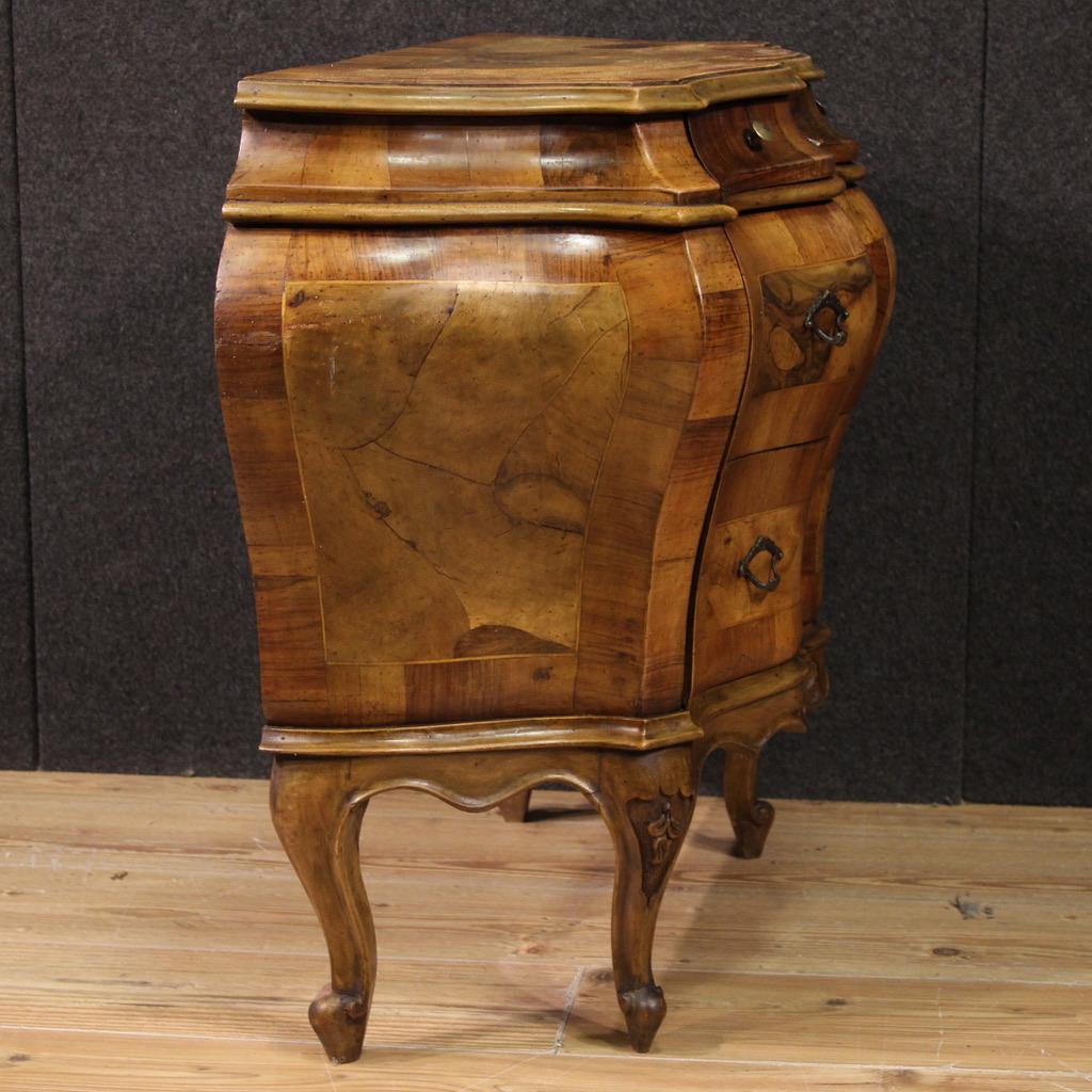 20th Century Wood Italian Small Commode, 1970 For Sale 4