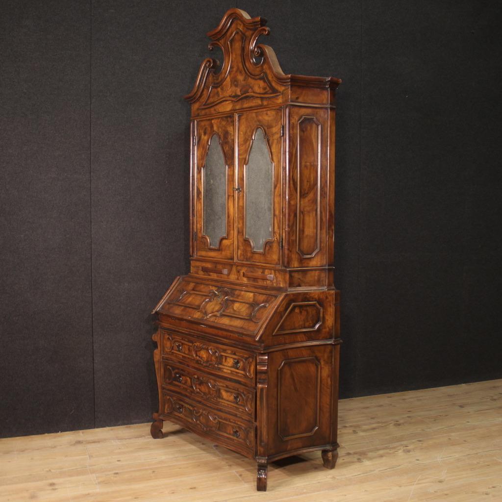 italienischer Trumeau-Schreibtischsekretär aus Holz des 20. Jahrhunderts, 1960 im Zustand „Gut“ im Angebot in Vicoforte, Piedmont