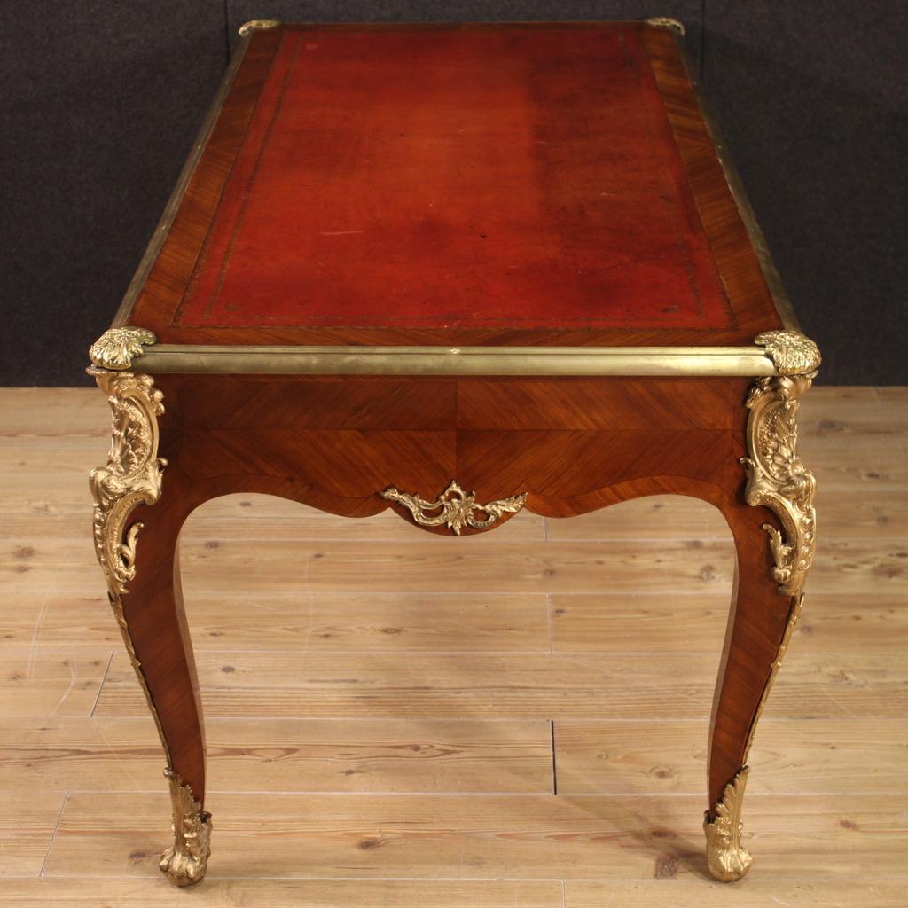 20th Century Wood Louis XV Style French Writing Desk, 1920 For Sale 2