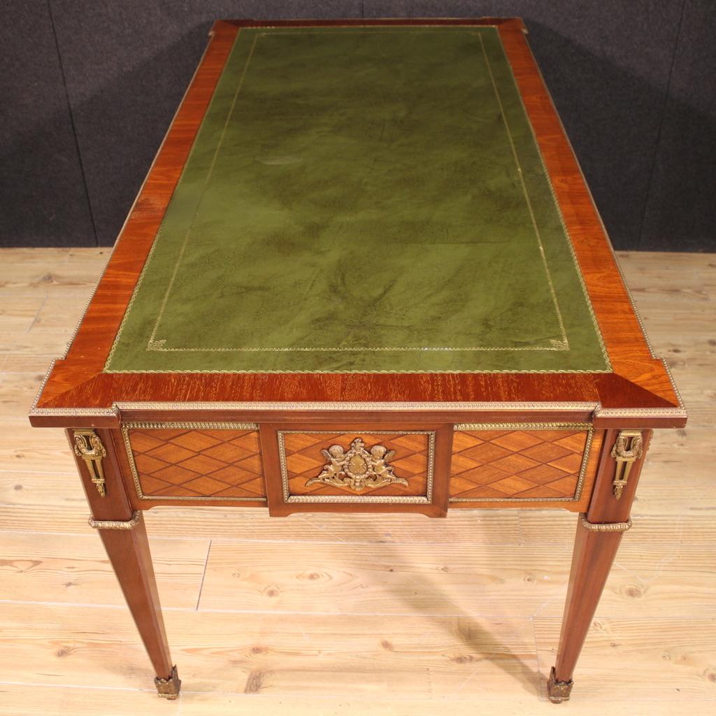 20th Century Wood Louis XVI Style French Writing Desk, 1950 in vendita 4