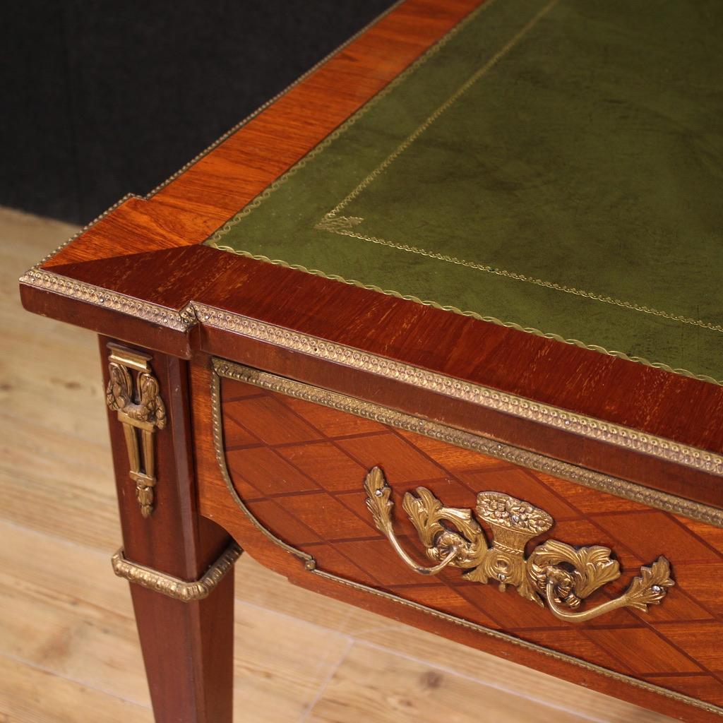20th Century Wood Louis XVI Style French Writing Desk, 1950 in vendita 5