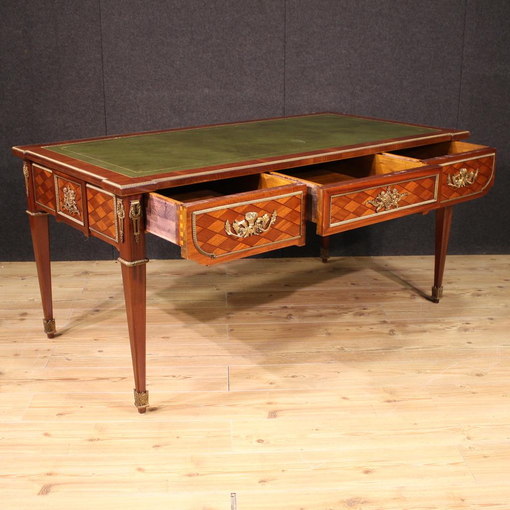 20th Century Wood Louis XVI Style French Writing Desk, 1950 in vendita 6