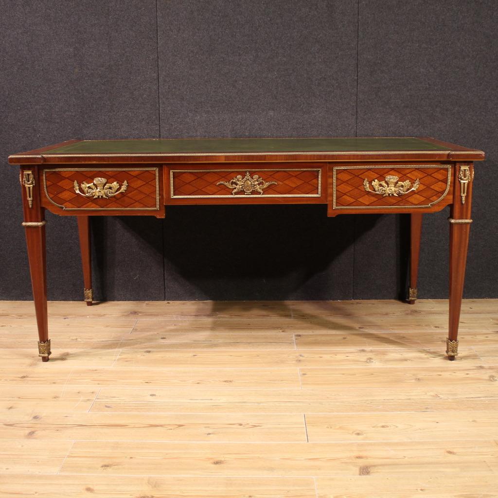 Luigi XVI 20th Century Wood Louis XVI Style French Writing Desk, 1950 in vendita