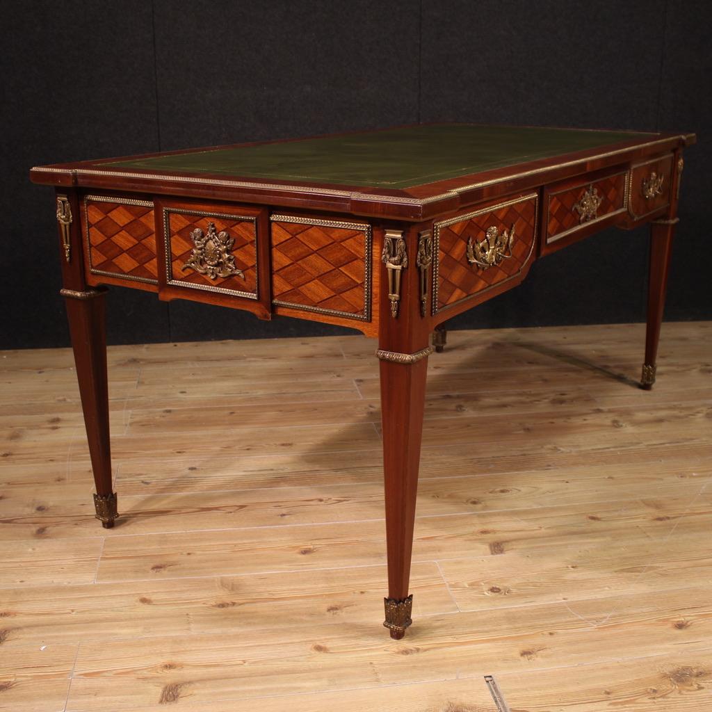 20th Century Wood Louis XVI Style French Writing Desk, 1950 in vendita 1