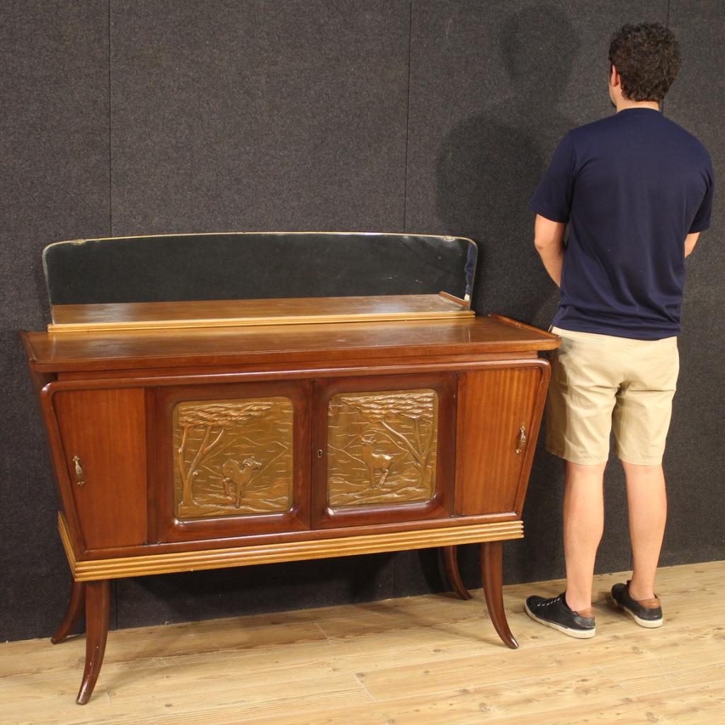 20th Century Wood Modern Design Italian Sideboard, 1950s For Sale 7