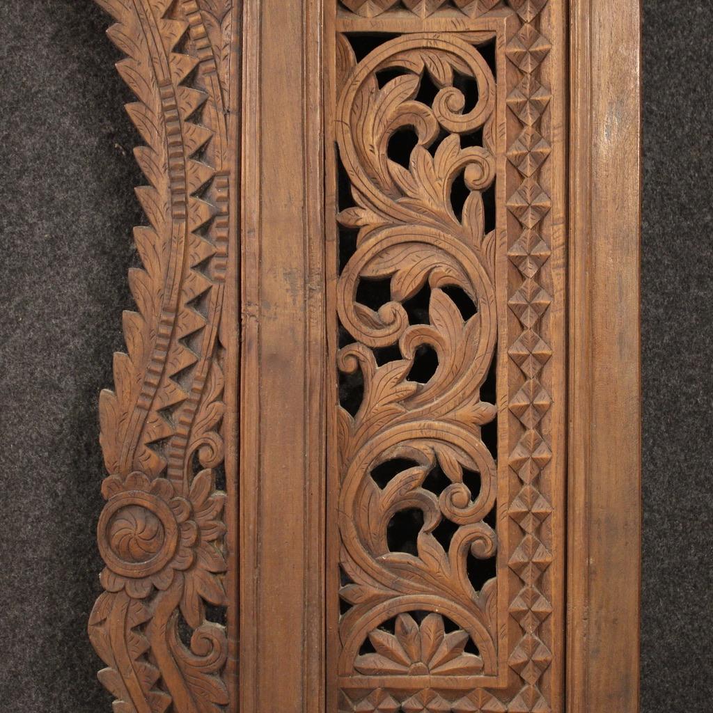 indian carved headboard