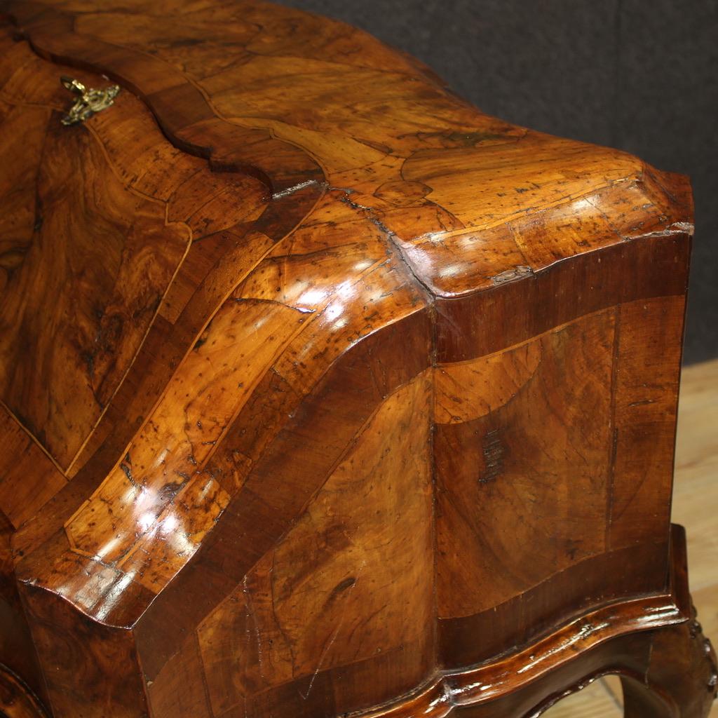 italien 20th Century Wood Venetian Bureau Desk, 1950 en vente