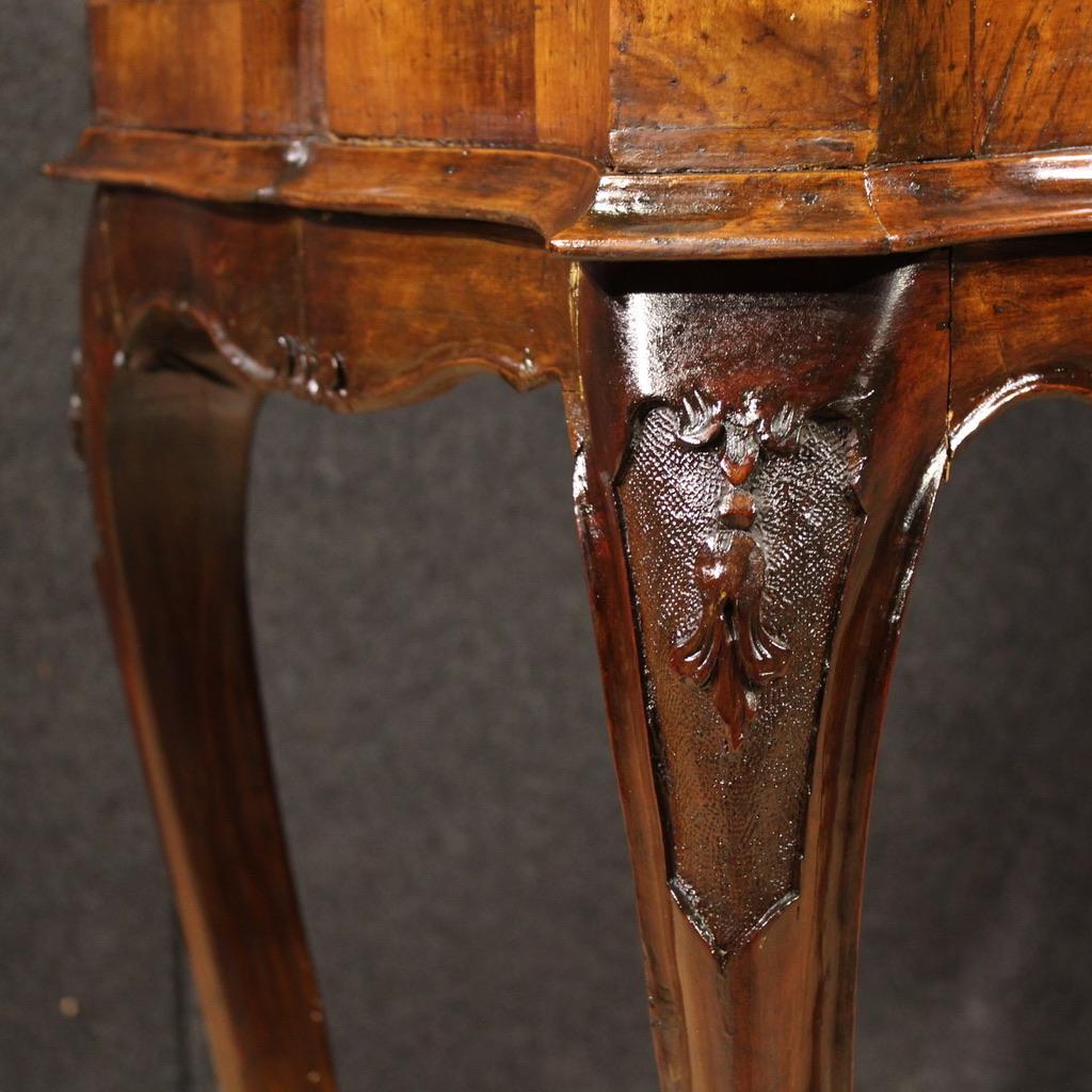 20th Century Wood Venetian Bureau Desk, 1950 Bon état - En vente à Vicoforte, Piedmont