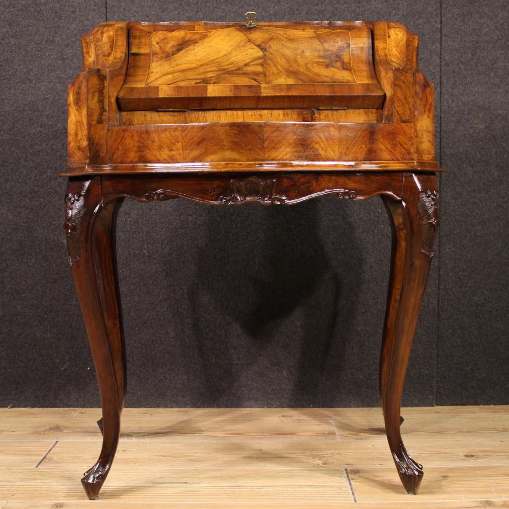 Milieu du XXe siècle 20th Century Wood Venetian Bureau Desk, 1950 en vente