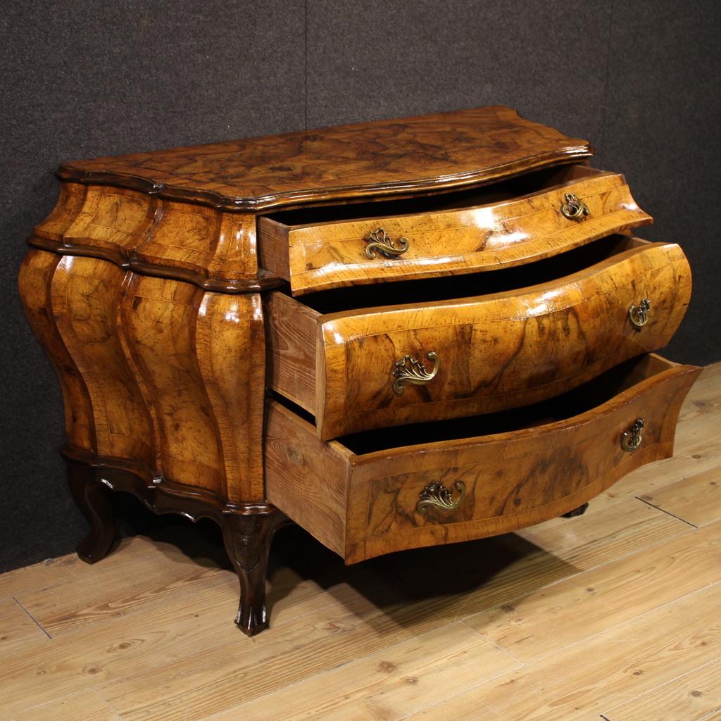 Italiano 20th Century Wood Venetian Commode, 1950 in vendita