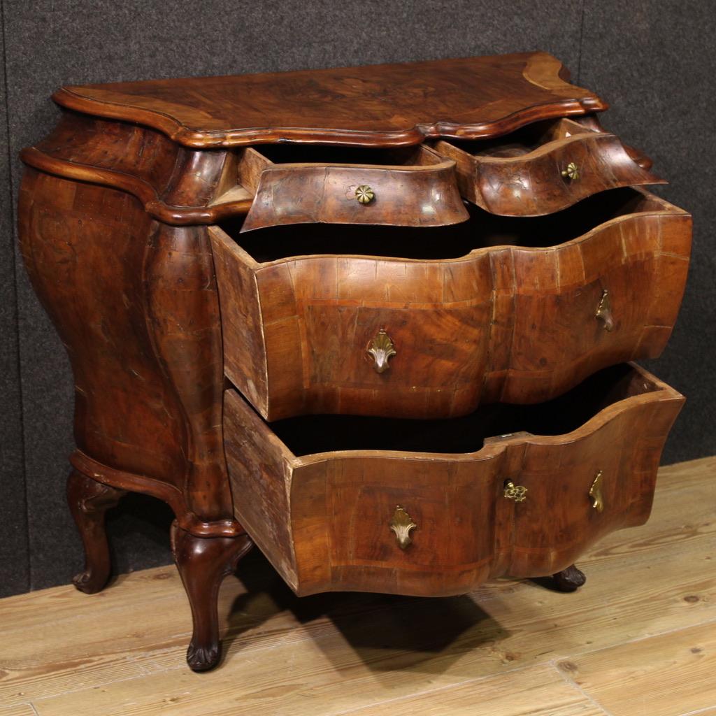 20th Century Wood Venetian Commode 2 Drawers, 1950 in vendita 4
