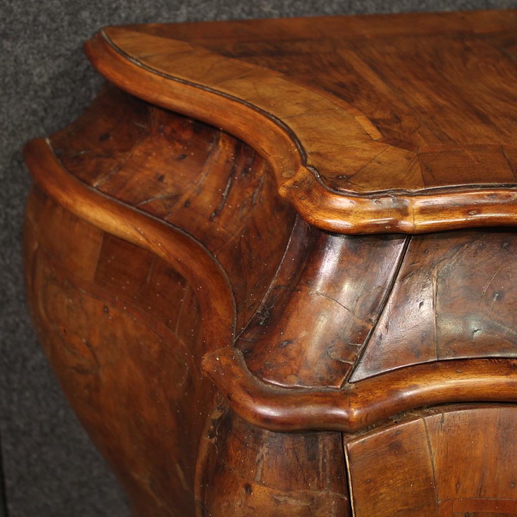 20th Century Wood Venetian Commode 2 Drawers, 1950 in vendita 5