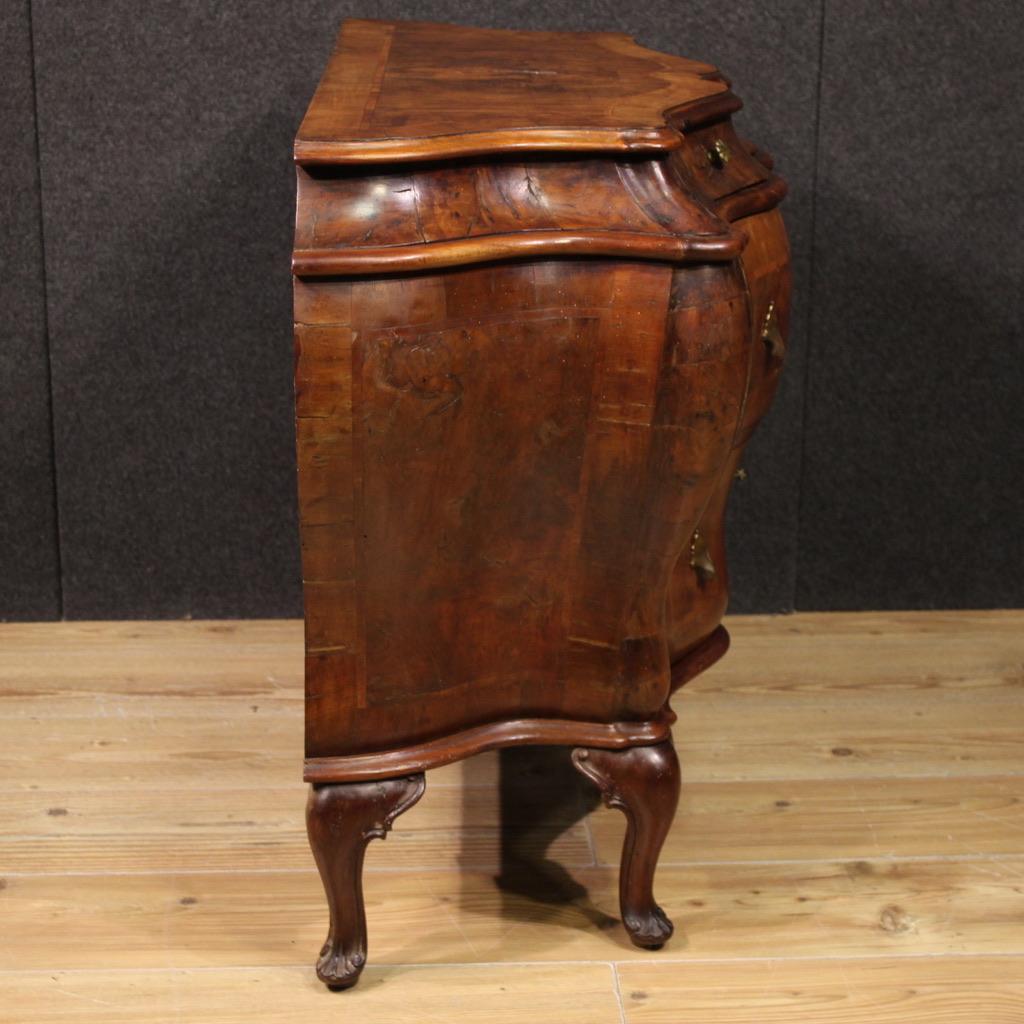 Legno 20th Century Wood Venetian Commode 2 Drawers, 1950 in vendita
