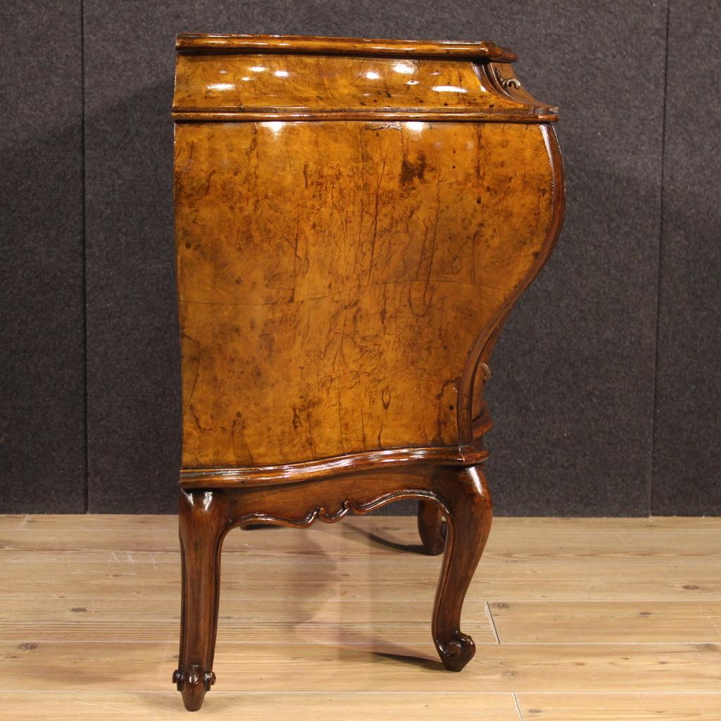 20th Century Wood Venetian Dresser 2 Drawers, 1950s For Sale 3