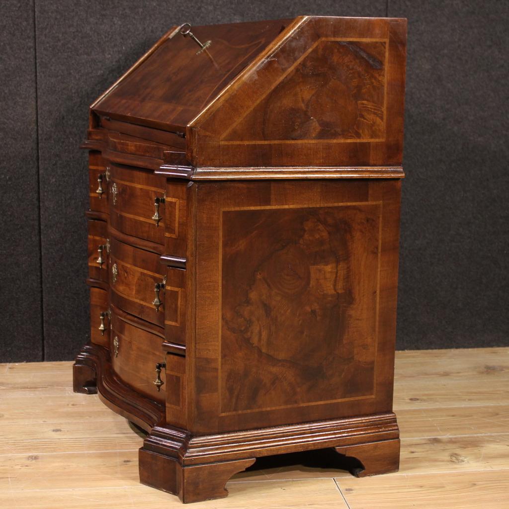 20th Century Wood Venetian Small Bureau Desk, 1950 in vendita 5