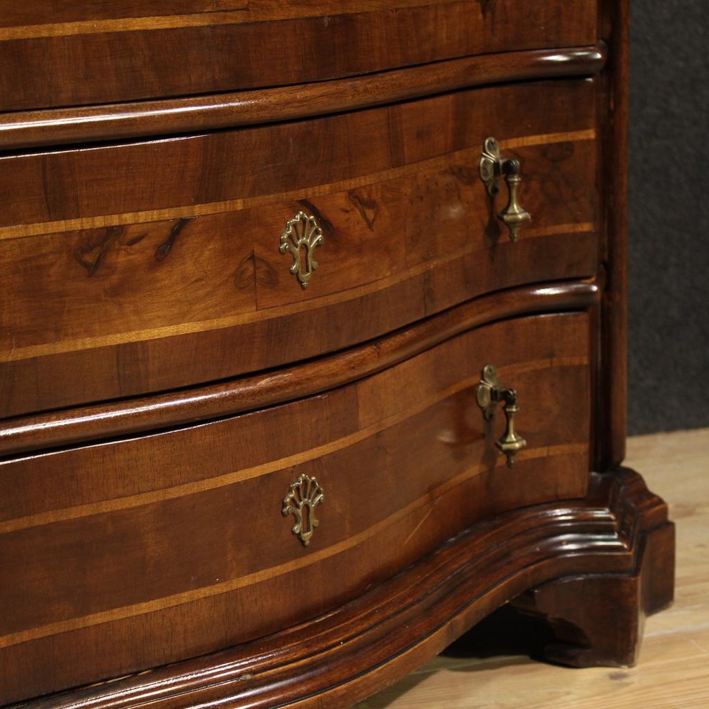 Legno 20th Century Wood Venetian Small Bureau Desk, 1950 in vendita