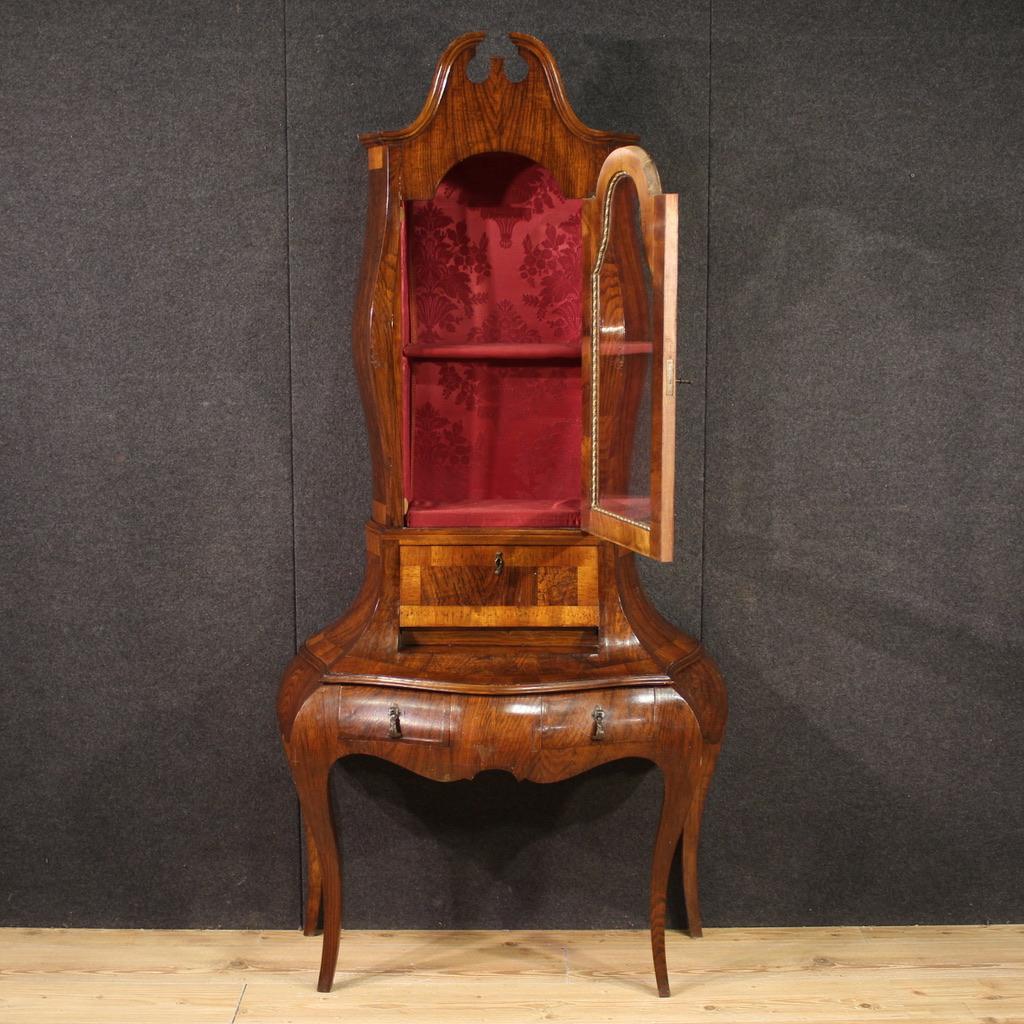 Bureau à trumeau vénitien en bois du 20e siècle, 1950 Bon état - En vente à Vicoforte, Piedmont