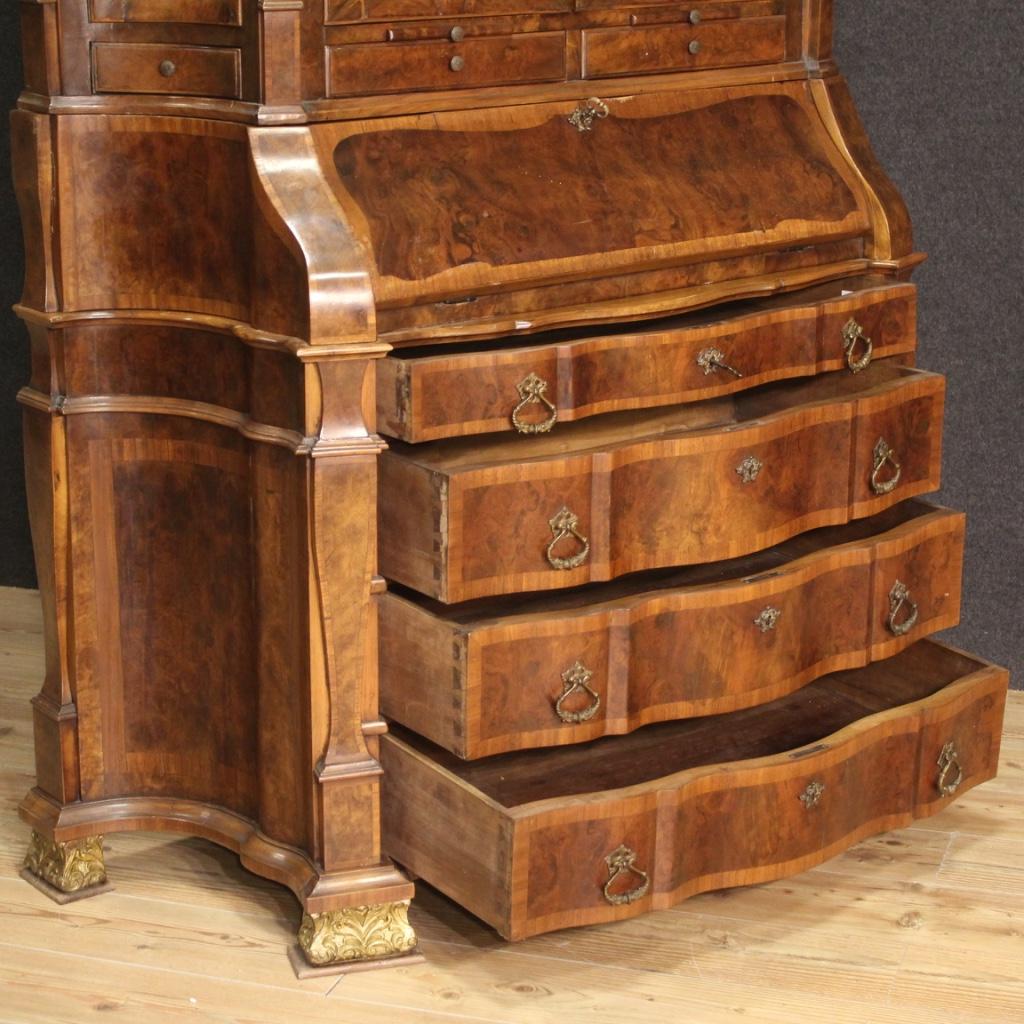 20th Century Wood Venetian Trumeau Desk, 1960 In Good Condition In Vicoforte, Piedmont