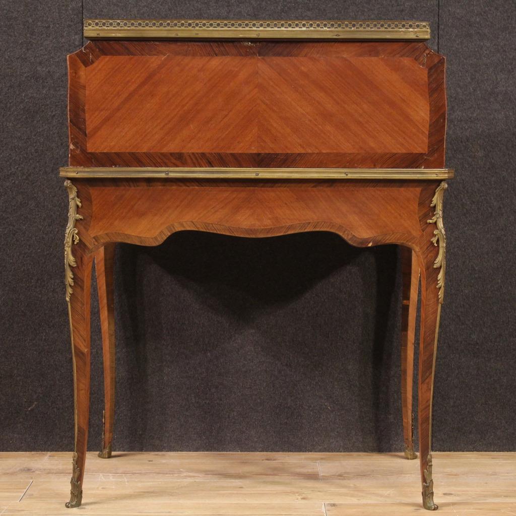 20th Century Wood with Marble Top French Napoleon III Roll-Top Bureau, 1870 5