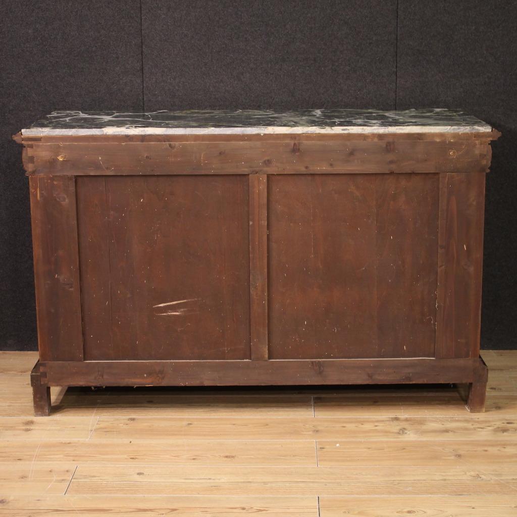 20th Century Wood with Marble Top Italian Empire Style Dresser, 1960 in vendita 2