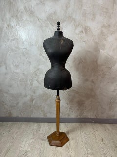 20th century Wooden and Fabric Stockman Dress Form, 1900s
