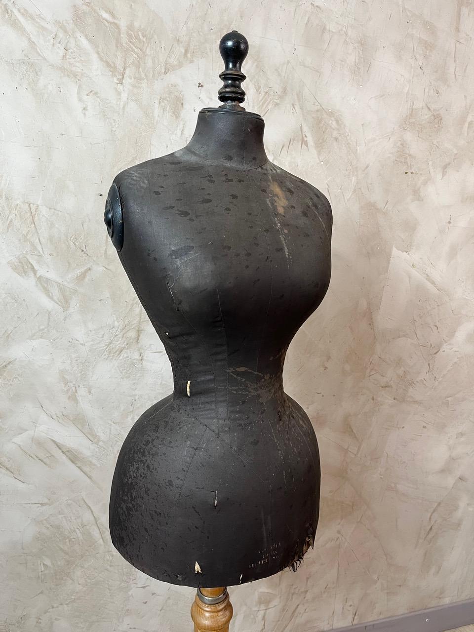 20th century Wooden and Fabric Stockman Dress Form, 1900s en vente 2