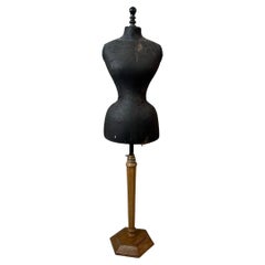 20th century Wooden and Fabric Stockman Dress Form, 1900s