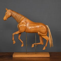 20th Century Wooden Artist's Lay Figure of a Horse, c.1970