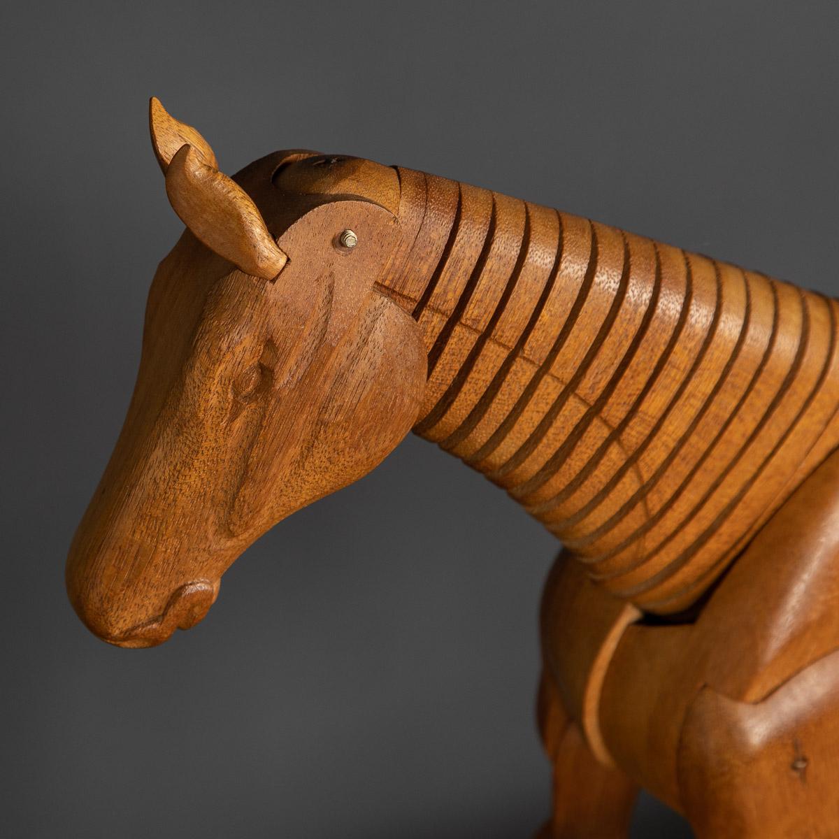 20th Century Wooden Artist's Lay Figure of a Horse, c.1970 In Good Condition In Royal Tunbridge Wells, Kent