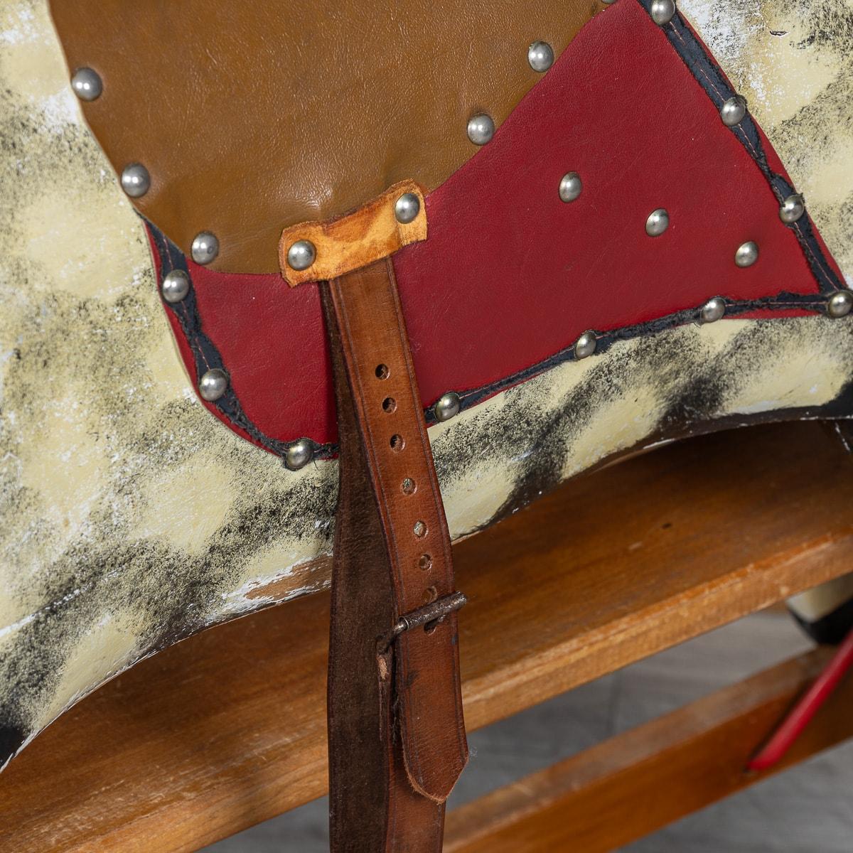 20th Century Wooden Childs Rocking Horse By Collinson, England c.1930 11