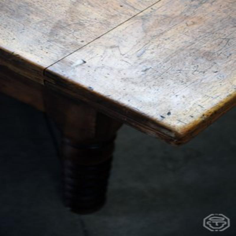 20th Century Wooden Passementier Table with Drawer, France, Lyon, 1880s For Sale 9