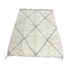 20th century wool carpet with geometric patterns