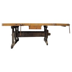 Vintage 20th Century Workbench