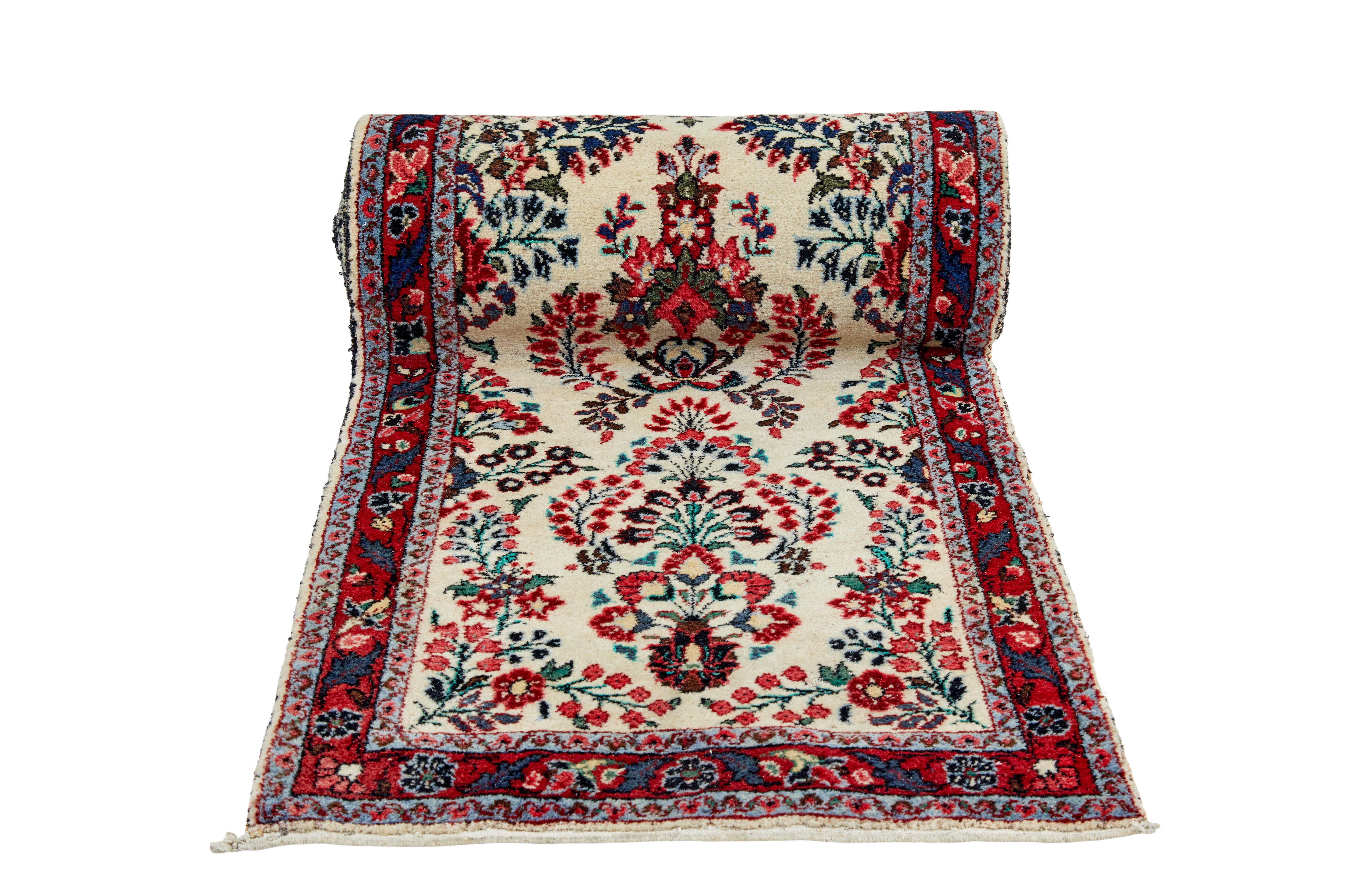 Victorian 20th Century woven 31 foot long carpet runner For Sale