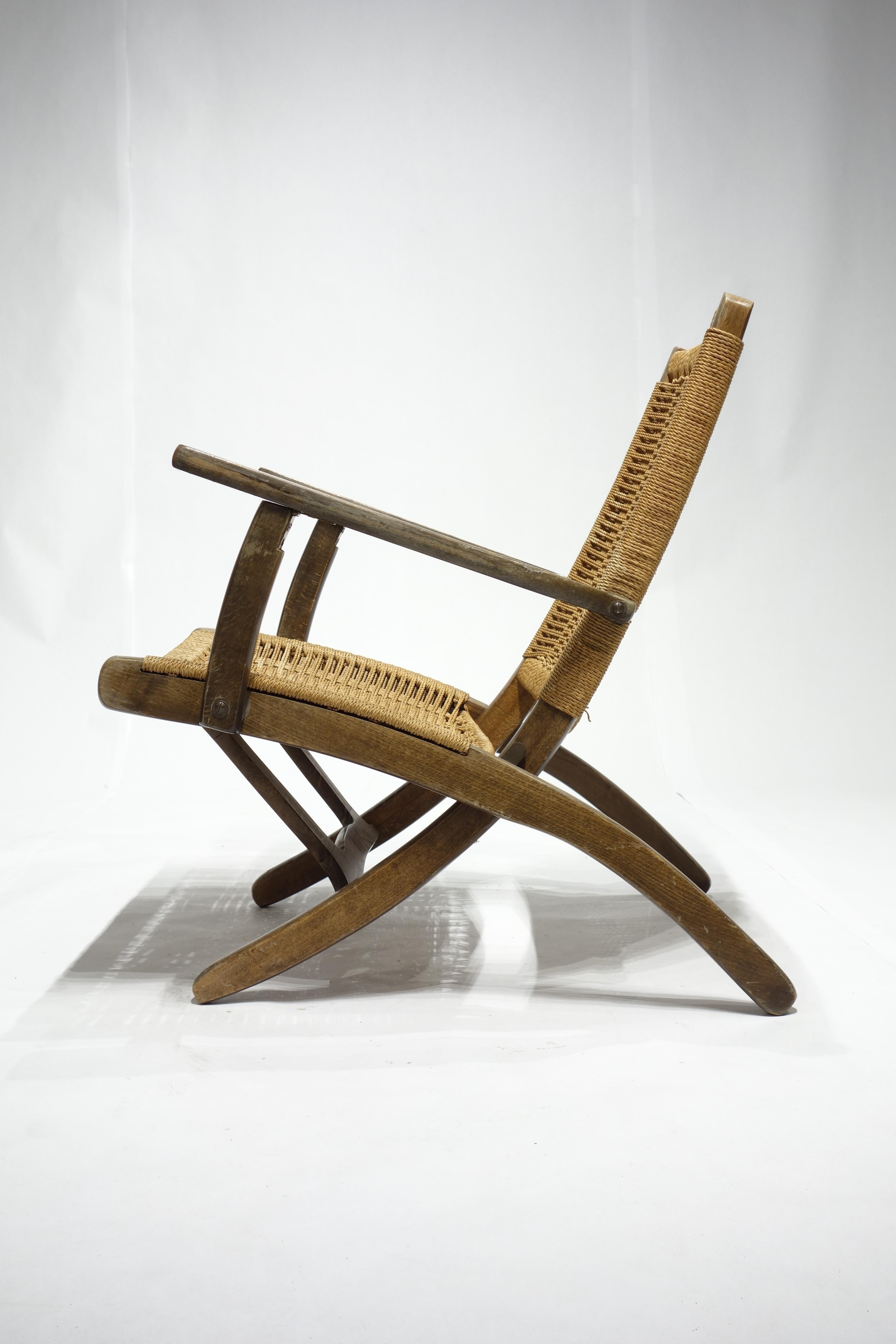 American 20th Century, Woven Rope Loungers