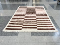 20th Century Woven Wool Area Rug  12' 7 1/2" x 9'