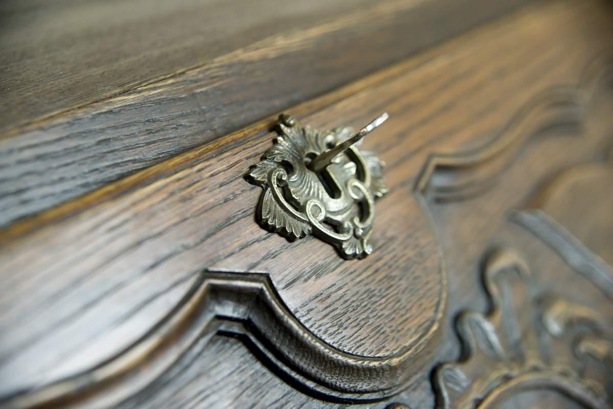 Scrittoio Rococò Revival in Oak marrone, inizio XX secolo in vendita 2