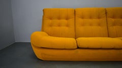 20th Century , Yellow Atlantis Three seats Sofa, 1960s