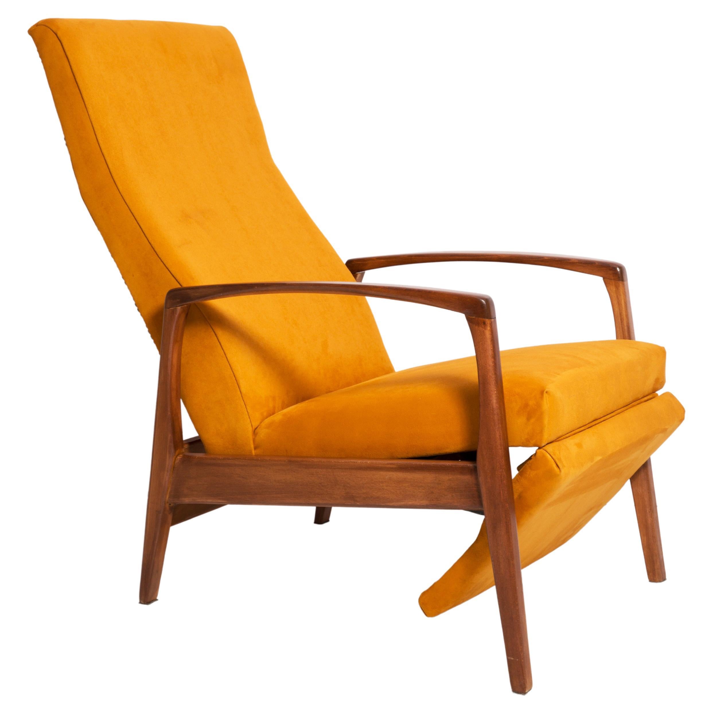 20th Century Yellow Fold-Out Armchair, Europe, 1960s For Sale
