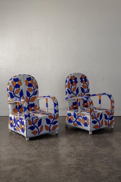 20th Century Yoruba Beaded Ceremonial Armchair