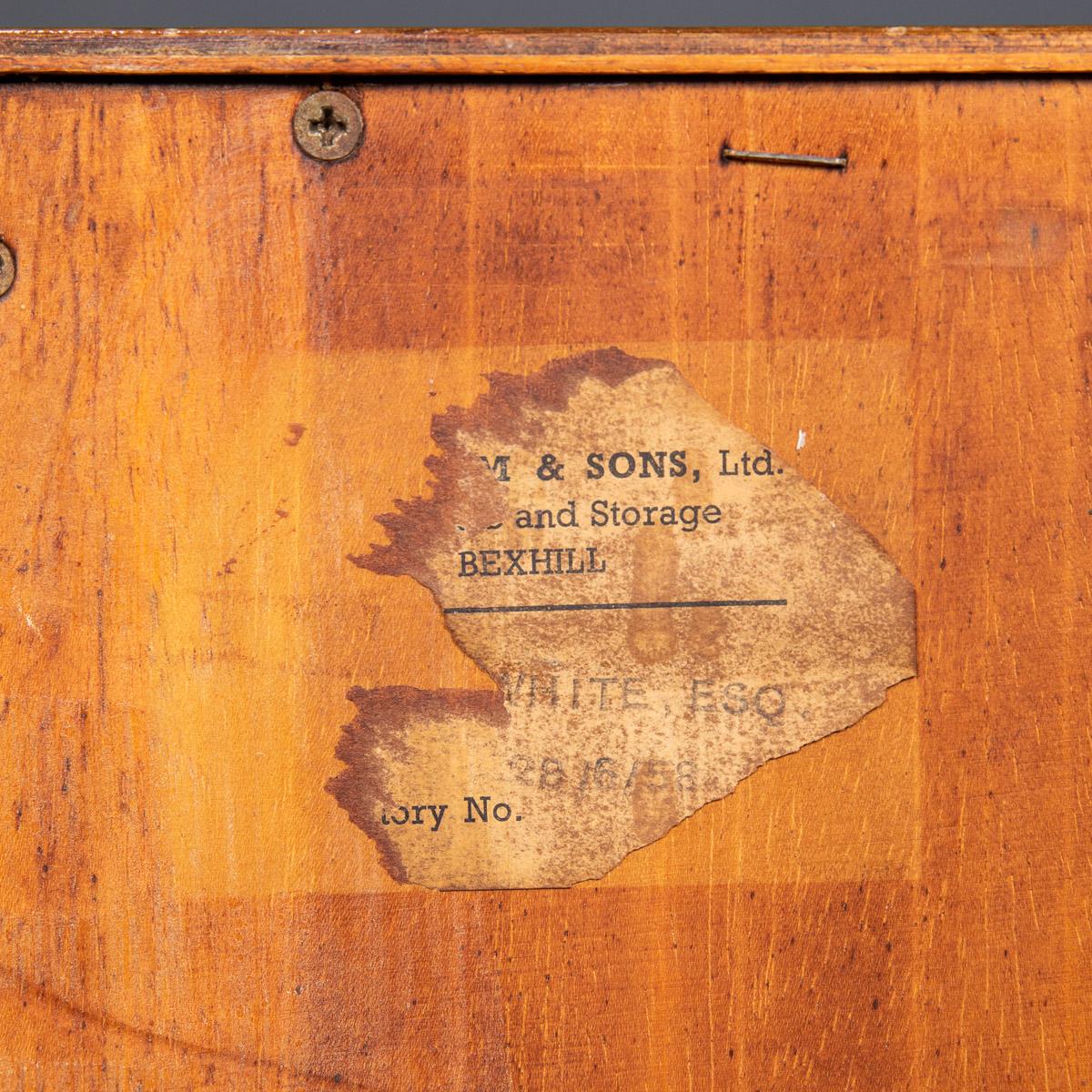 20th Century Zebra Wood Sideboard by Morris of Glasgow, c.1950 11