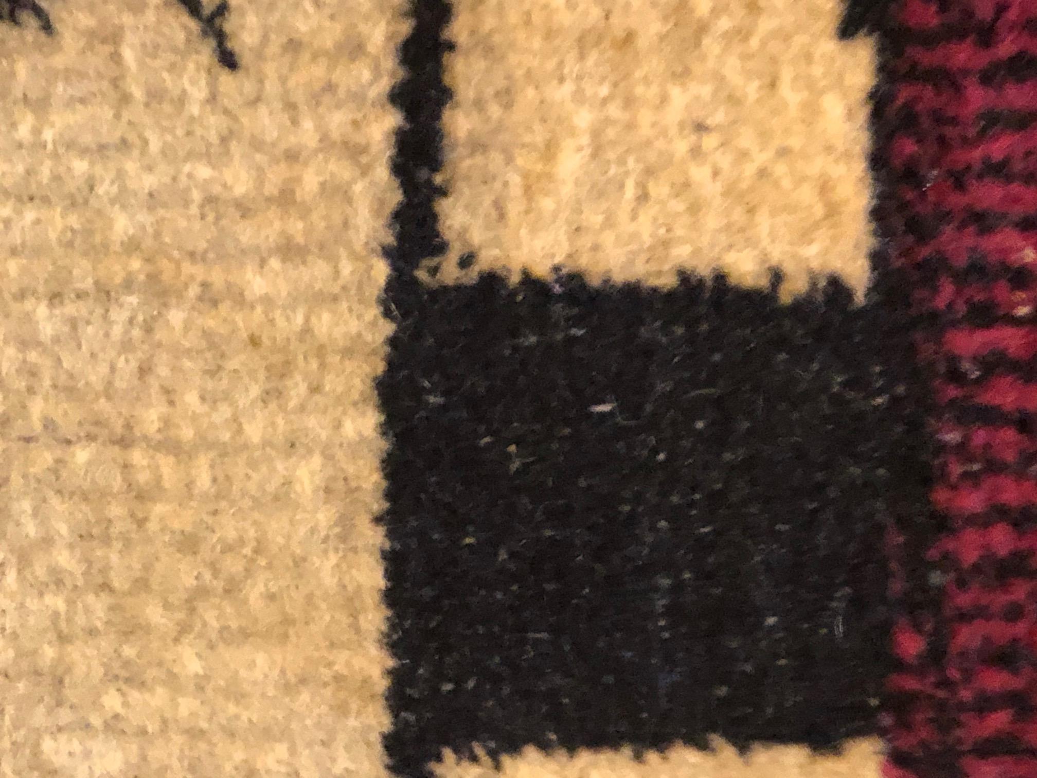 weißer und roter türkischer Art-Déco-Teppich des 20. Jahrhunderts:: entworfen von Zeki Muren:: um 1930 im Zustand „Gut“ im Angebot in Firenze, IT
