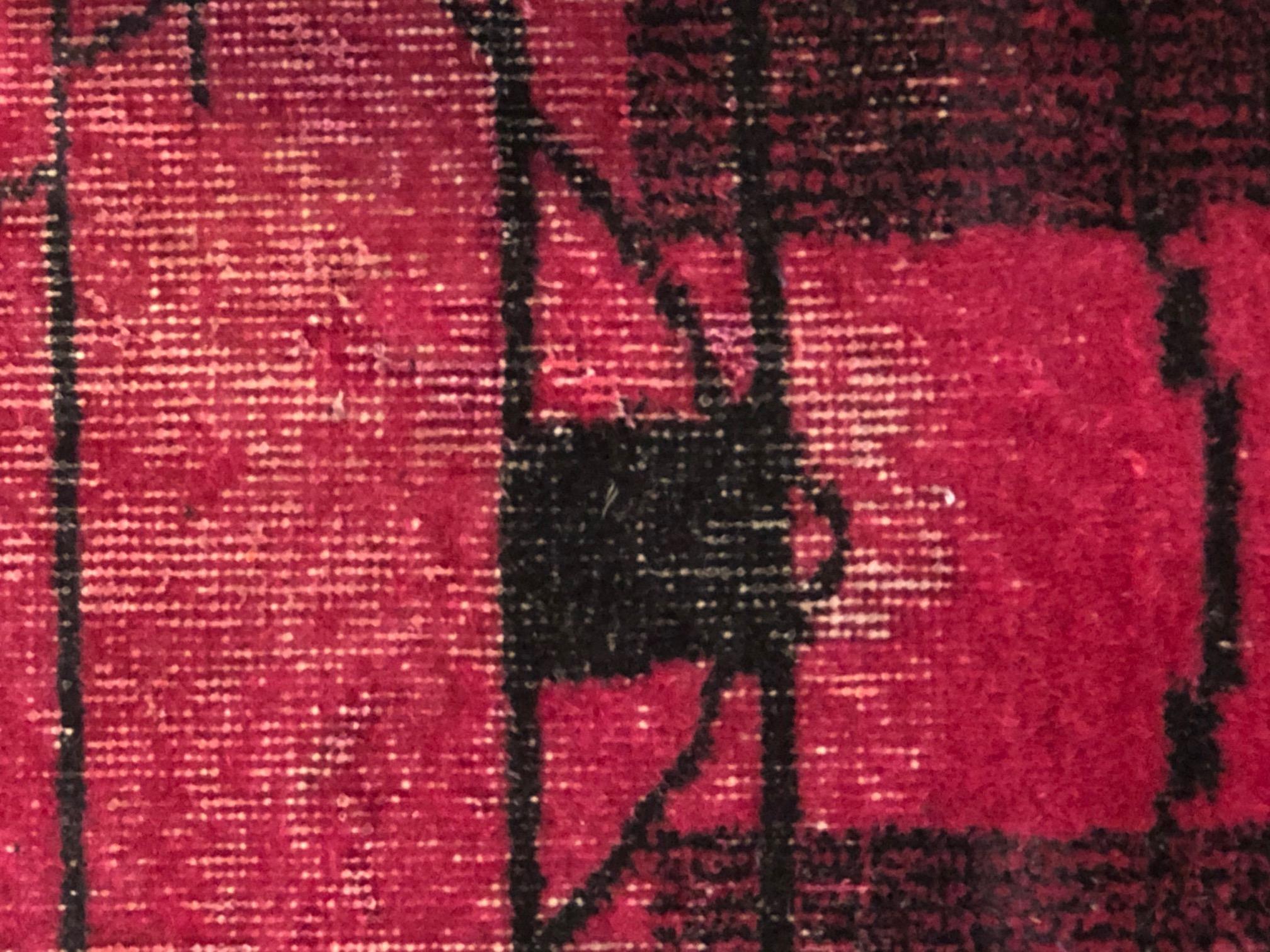 weißer und roter türkischer Art-Déco-Teppich des 20. Jahrhunderts:: entworfen von Zeki Muren:: um 1930 (Wolle) im Angebot