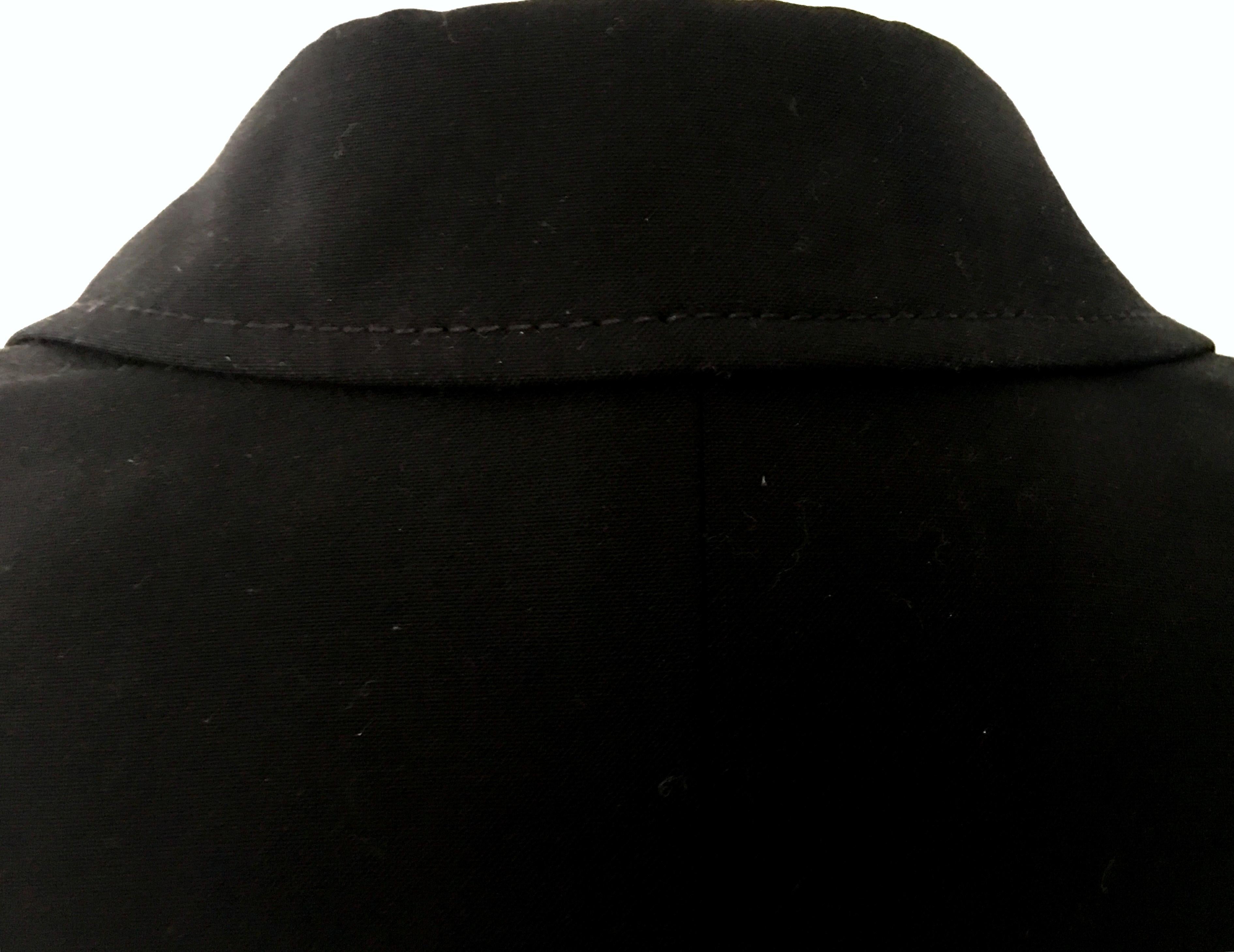 20th Christian Dior Paris Black Blazer Jacket For Sale 5