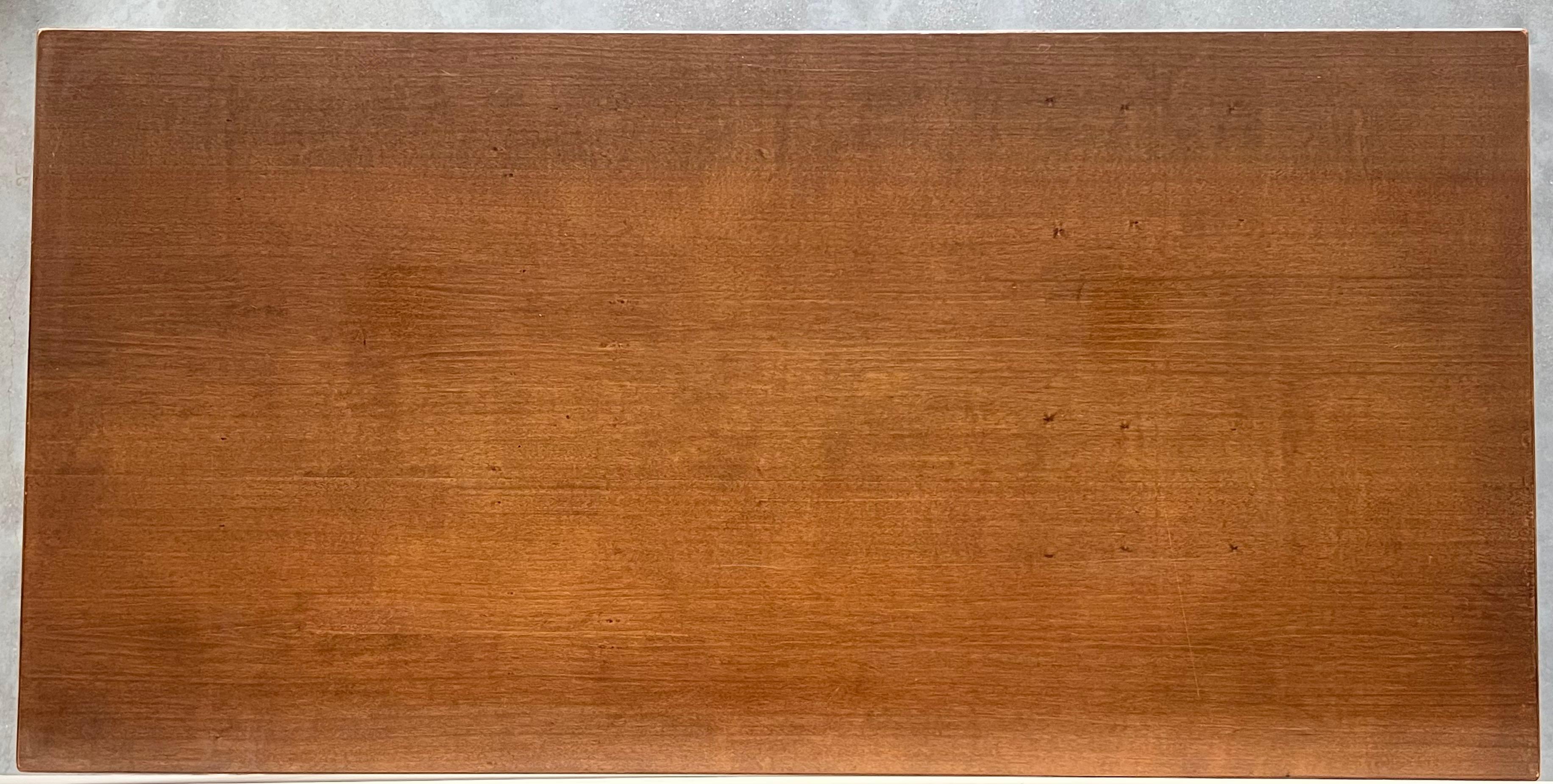 Table de salle à manger ou console en noyer à pieds en lyre et plateau lourd, Espagne, 20e siècle Bon état - En vente à Miami, FL